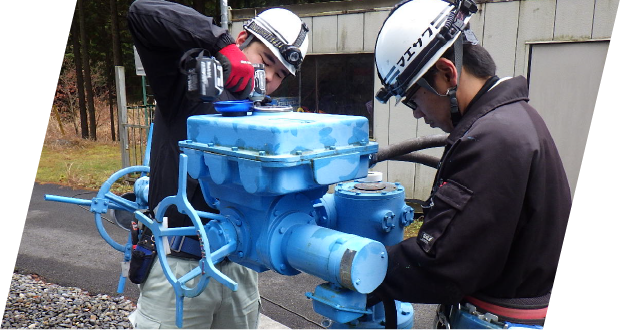 流量調整弁(LO-TM)の整備